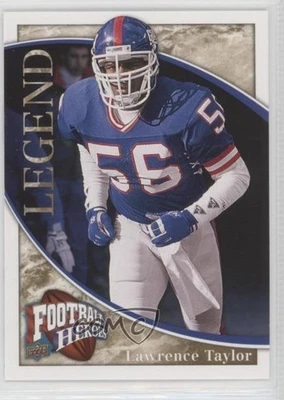 2009 Upper Deck Football Heroes Legend Lawrence Taylor #285 HOF - Image 1 of 2