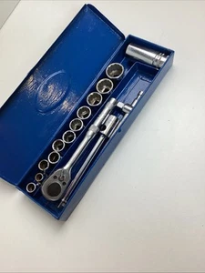 Vintage Britool 15 Stück 3/8 Antrieb AF Steckschlüsselsatz. Schöner Zustand - Bild 1 von 24