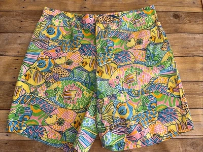 Pantalones Cortos Lilly Pulitzer Via Palm Beach Everglades Para Hombre Talla 38 Beach Resort Raro Foto 1 de 4