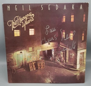 NEIL SEDAKA signed HUNGRY YEARS LP 1975 Autogramm BAD BLOOD Album ELTON PROOF - Bild 1 von 6