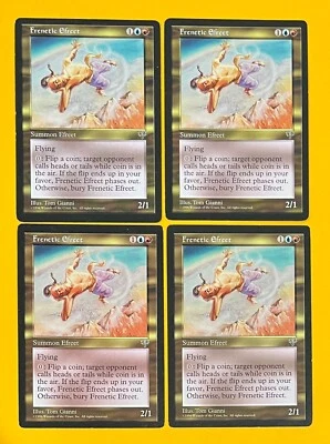 MTG FRENETIC EFREET (x 4) Mirage (OldManMTG 005-420) - Image 1 of 3