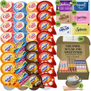 International Delight Milchkännchen einzeln mit Zucker und Süßstoff Päckchen - 442ct - Bild 1 von 22