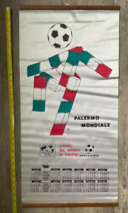 1990 FIFA WORLD CUP SILK PENNANT PALERMO - REP OF IRELAND - NETHERLANDS - EGYPT - Picture 1 of 6