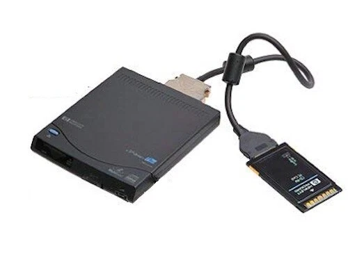 HP External PCMCIA/CardBus SCSI CD-RW Reader/Writer Drive m820e w/PC Card Cable - Image 1 of 1
