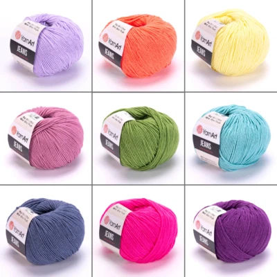 YarnArt Jeans Cotton Mix Yarn 50g (55% cotton 45% acrylic)