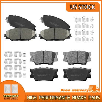 Pastillas de freno delanteras y traseras de cerámica para Toyota RAV4 2013 2014 2015 2016 2017 2018 Foto 1 de 4