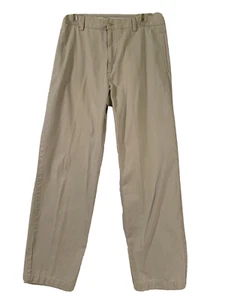 Pantalones chinos Chaps para hombre 32x34 verdaderos americanos pantalones caqui informales algodón negocios - Imagen 1 de 9