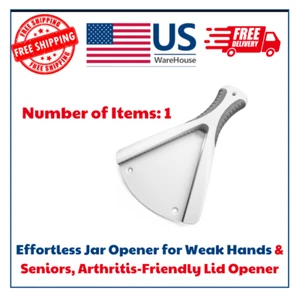 Effortless Jar Opener for Weak Hands & Seniors, Arthritis-Friendly Lid Opener - Picture 1 of 6