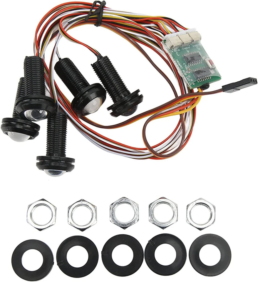 Multicolor LED Light Kit for Traxxas 1/10 Scale Slash 2WD RC Truck - Image 1 of 1