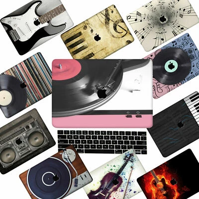 Para Macbook Air Pro 13"14"15"16" Música Retro Reproductor de CD Estuche Rígido Mate + Cubierta KB Foto 1 de 4