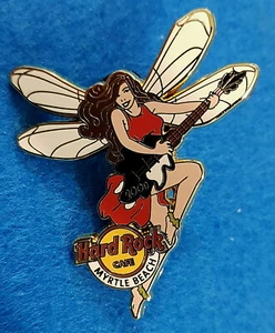 MYRTLE BEACH 2009 LADYBUG GIRL SERIES #3 PINK DRESS GUITAR Hard Rock Cafe PIN LE - Picture 1 of 1