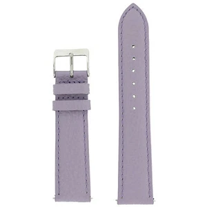 Watch Band Purple Lavender Quick Change Spring Bars 12mm - 20mm Stitched  - Picture 1 of 3