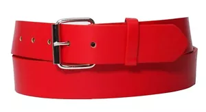 New Bonded Leather Belt Multi Color Golf Baseball Softball Removable Belt Buckle - Picture 1 of 20