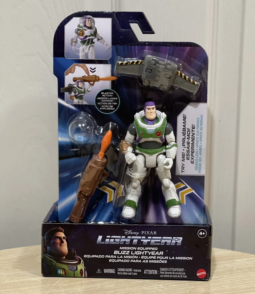 Disney Pixar Lightyear 2022 Mission Equipped Buzz Lightyear Figure Mattel