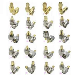 SMA To SMA / RP-SMA / BNC / UHF PL259 SO239 / N / TNC Male & Female RF Connector - Picture 1 of 44
