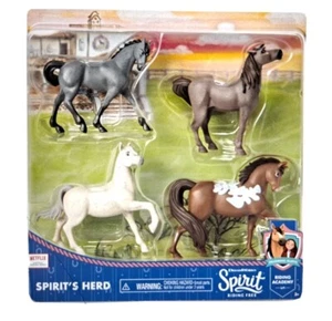 SPIRIT Herd Riding Free Palomino Bluffs Academy paquete de 4 caballos nuevo en paquete juego - Imagen 1 de 3