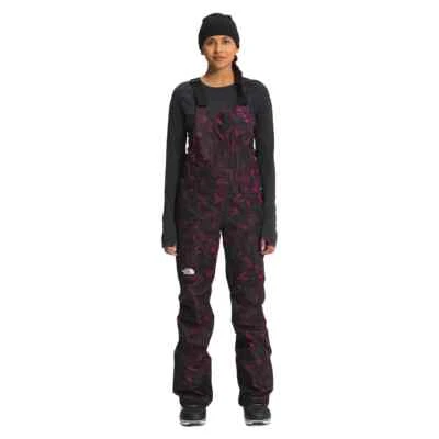 The North Face Women's Freedom Bib Roxbury Pink Half Floral Print Small Regular - Image 1 of 4