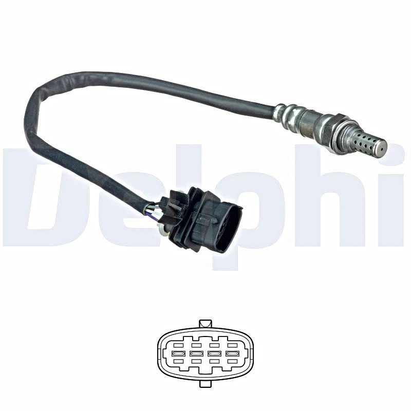 DELPHI Lambda Sensor For OPEL VAUXHALL CHEVROLET Adam Astra J GTC Van 855235 - Image 1 of 1