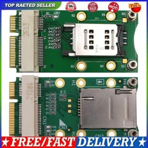Mini-Wireless-PCI-E-Adapter für 3G/4G WWAN LTE CDMA GPS-Karte mit SIM-Kartenstec - Bild 1 von 13