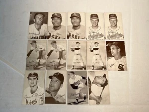 1947-66 Exhibits Baseball Lot of 14 Cards All Stat Backs Jimmy Piersall + LOOK - Picture 1 of 6