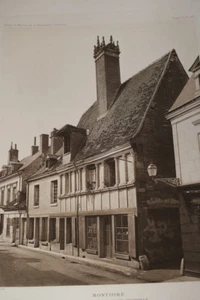 MONTOIRE FAUBOURG SAINT OUSTRILLE GRAVURE PHOTO 1910 ARCHITECTURE FRANCE R2480 - Picture 1 of 1
