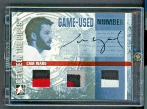 2006-07 Between The Pipes Numbers Autographs #GUN64 Cam Ward /10     *11330