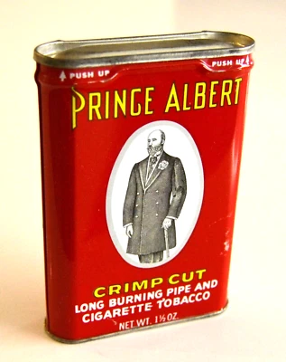 Boite métallique pour tabac à pipe ou cigarette "Prince Albert" USA. Année 1995. - Photo 1/4