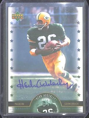2005 Upper Deck NFL Legends Signature Autograph #LS-HA Herb Adderley  - Image 1 of 2