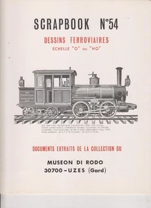 SCRAPBOOK DESSINS FER O ou HO N°54 COMPOUND 4 CYLINDRE / 131 T / VOIT A3 1/2 C - Imagen 1 de 4