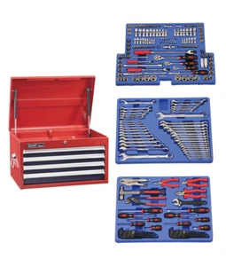 Genius Tools 215 Piece 1/4", 3/8" & 1/2" Dr. Metric & SAE Tool Set - MS-215TA - Picture 1 of 2