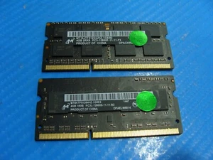 MacBook A1278 So-Dimm Micron 8GB 2x4GB Memory MT16JTF51264JHZ-1G6M2 - Picture 1 of 4