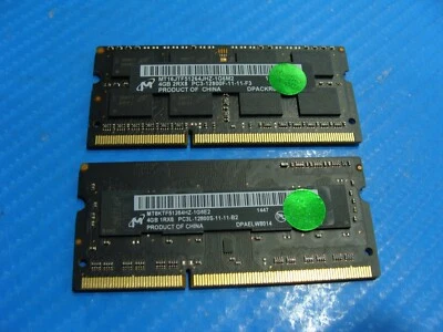 MacBook  A1278 So-Dimm Micron 8GB 2x4GB Memory MT16JTF51264JHZ-1G6M2 - Image 1 of 4
