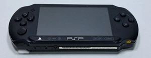 PSP-E1004 Playstation Portable Schwarz Handheld System Defekt - Bild 1 von 10