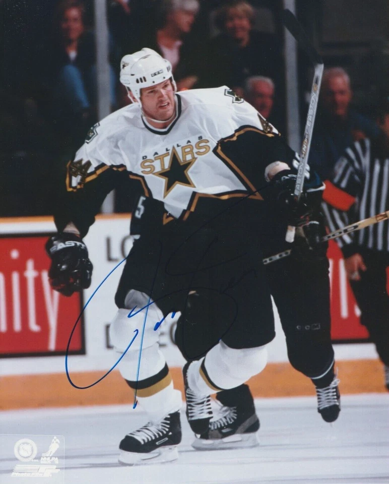 Джейсон Арнотт с автографом 8x10 Dallas Stars E710 - Изображение 1 из 1