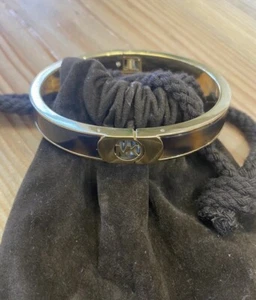 Michael Kors Hinged Bangle Bracelet - Gold/Tortoise - Picture 1 of 4