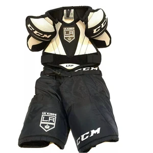 CCM Youth Los Angeles Kings Youth Hockey Shoulder And Leg Pads LTP LA NHL Sz M/L - Picture 1 of 11
