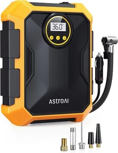 AstroAI Tyre Inflator 12V DC Portable Air Compressor, Car Accessories, Auto Tyre - Picture 1 of 8