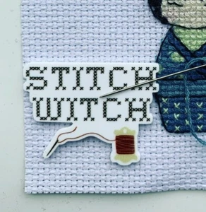 Stich Hexe Nadel Minder für Kreuzstich und Stickerei - Bild 1 von 1