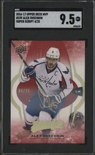 2016-17 Upper Deck MVP Super Script #239 Alex Ovechkin 4/25 SGC 9.5 MINT+