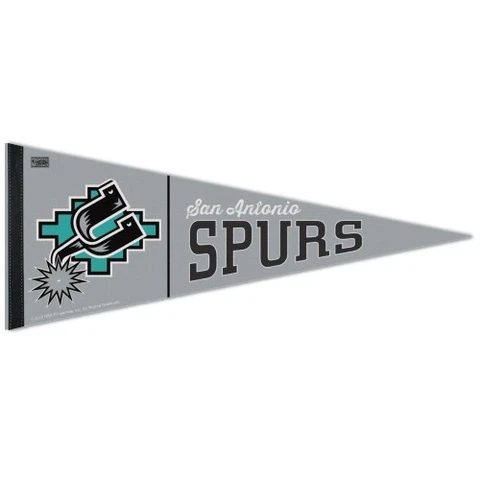 SAN ANTONIO SPURS HARDWOOD CLASSIC PREMIUM QUALITY PENNANT 12"X30" BANNER Cover