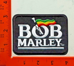 Bob Marley Patch - Reggae Jamaika Rasta Musik bestickt Bügelbild Aufnäher Abzeichen - Bild 1 von 1
