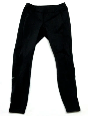 Pantalones Leggings Arcteryx Mujer Zancada Media Apretados Negros Capa Base Elastizados Cremallera Foto 1 de 4