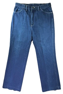 Maverick Jeans Mens 36 (34x30) USA Western Wide Skate Grunge Street Dark Wash - Picture 1 of 11