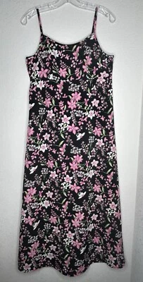 Vintage No Boundaries Maxi Dress Womens Medium Grunge Fairy Tie Back 90s Y2K - Image 1 of 4