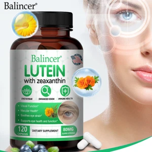 Vitaminas para ojos luteína 40 mg con zeaxantina - Fórmula de protección ocular premium - Imagen 1 de 11
