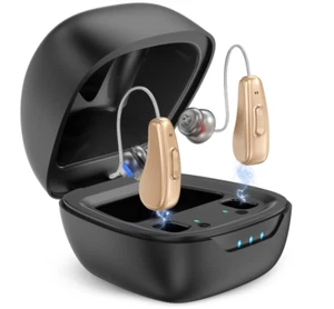 Hearing Aids for Seniors Rechargeable with Noise Cancelling, Hearing Amplifier - Picture 1 of 8