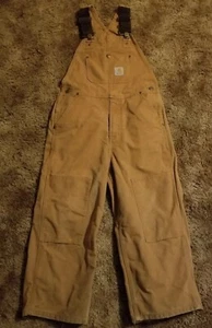Carhartt Youth Overalls Size 8 - Picture 1 of 11