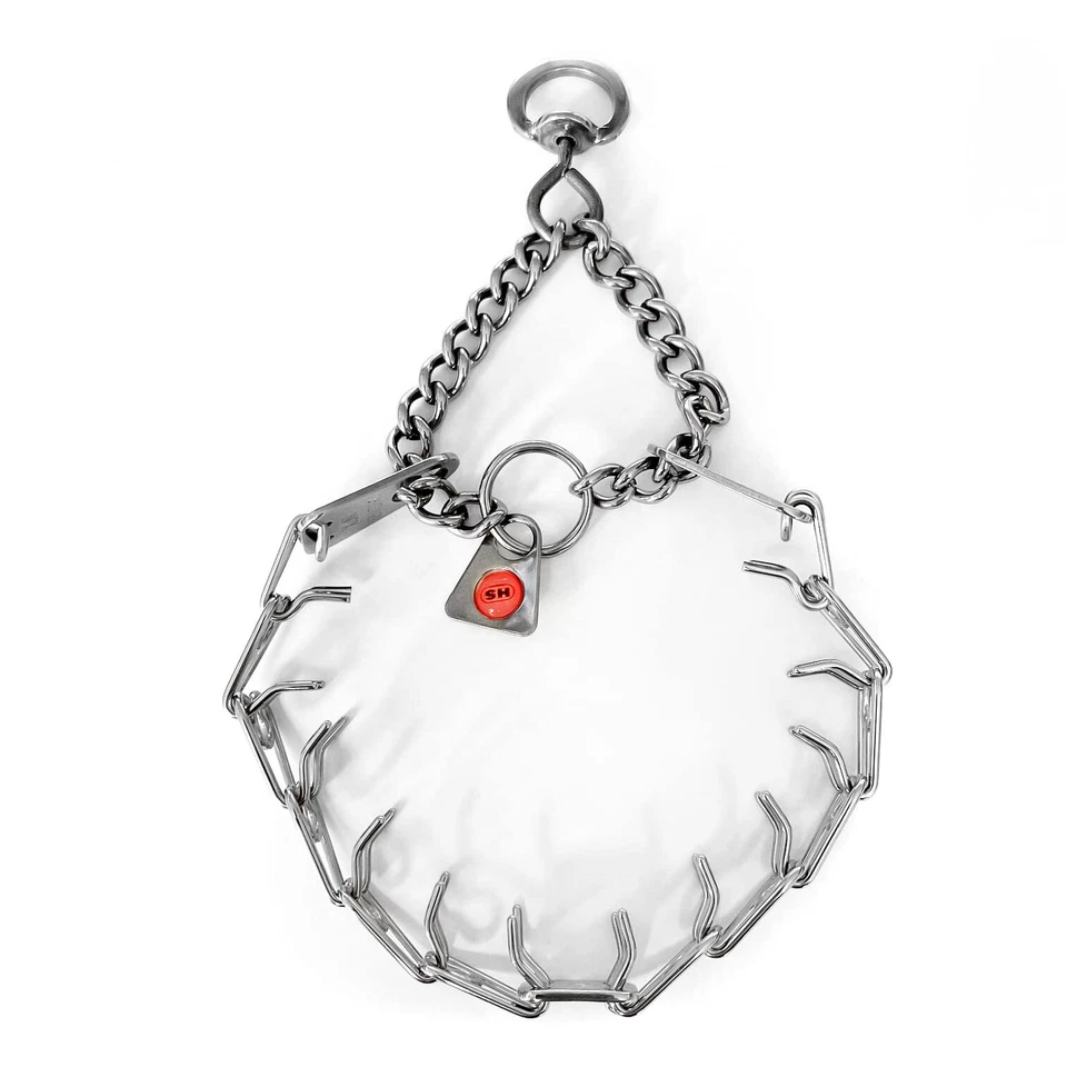 Herm Sprenger Stainless Steel Prong Dog Training Collar with Swivel Ultra-Plu...