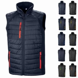 Chaleco calentador de cuerpo acolchado con cremallera Result | Chaleco sin mangas unisex - Imagen 1 de 21