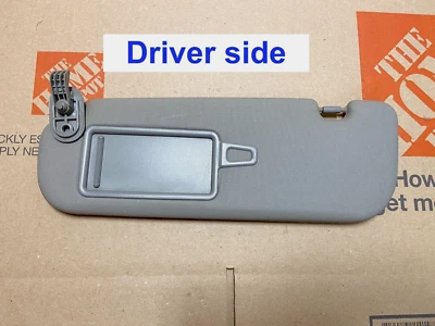 2012-2015 Hyundai Veloster Driver Side Left Sun Visor Sunvisor Shade Medium Gray Foto 1 de 4